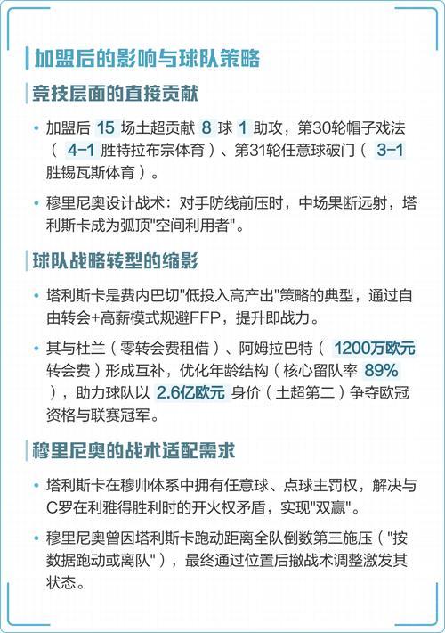 土媒:费内巴切准备官宣塔利斯卡加盟 土媒:费内巴切准备官宣塔利斯卡加盟